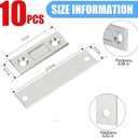 Cabinet Magnetic Catch 1/10" Ultra Thin Cabinet Door Magnetic Catch Cabinet Latch for Drawer Magnets, 10 Pack Adhesive Magnetic Drawer Locks for Sliding Door Closure Kitchen Closet Closer