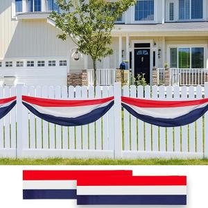 Patriotic Fabric Bunting.