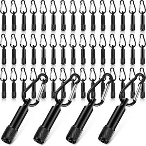 49 Pack Mini Keychain Flashlights Bulk Small LED Flashlights Bulk with Buckle for Camping Hiking Outdoor