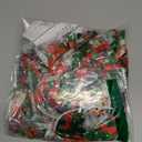 Toddler Baby Girl Boy Silk Satin Pajamas Set Button Down Pjs Kids Long Sleeve Shirt Pants Christmas Pjs Sleepwear (7-8 Years, Red Green Santa)