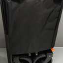 300L Extra Large Collapsible Foldable Wagon, 440lbs Load Capacity 48''L Extended Heavy Duty Folding Beach Wagon with Big All-Terrain Wheels, Utility Garden Cart for Outdoor Activities, Black