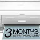 HP DeskJet 2827e Wireless All-in-One Color Inkjet Printer, Scanner, Copier, Best-for-Home, 3 Month Instant Ink Trial Included, AI-Enabled (6W7F5A)