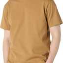 Mens Relaxed-Fit Heavyweight Cotton T-Shirt, Dark Tan 