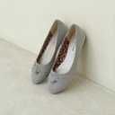 Epic Step Ballet Flats for Women Comfortable Flat Shoes for Women Dressy Casual Round Toe Flats (9.5, Grey)