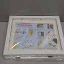 2Pcs Kids Art Frame Changeable 8.5x11 Letter Size Display with Mat Kids Artwork Frame Front Opening Artwork Frames for Kids Art Decorative Art Frames for Kids Art Holds 50-100 Works of Art for Hanging,White