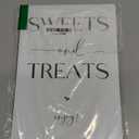 Wooden Event Sign, Modern Rectangular Sweets & Treats Sign, 8x11 inches, Tabletop Decor & Gifts
