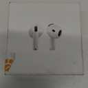 Apple AirPods 4 Wireless Earbuds, Bluetooth Headphones, Personalized Spatial Audio, Sweat and Water Resistant, USB-C Charging Case, H2 Chip, Up to 30 Hours of Battery Life, Effortless Setup for iPhone