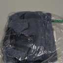 MIULEE Boucle Throw Pillow Covers 18x18 Inch Set of 2 Denim Blue Faux Leather Textured Decorative Pillow Cases Boho Farmhouse Accents Cushion Covers for Couch Bed Livingroom Home Decor