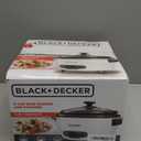 BLACK+DECKER 6-Cup Rice Cooker, RC506, 3-cup Uncooked Rice, Steaming Basket, Removable Non-Stick Bowl, One Touch
