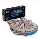 UGEARS Star Wars Millennium Falcon Wooden 3D Puzzles for Adults - DIY Mechanical Model Kit, 3D Puzzle Brain Teaser Puzzles for Adults, Wood Model Building Kits, Hobbies for Men and Women