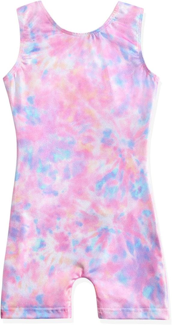 HOZIY Gymnastics Leotards for Girls Unicorn Aurora Rainbow Mermaid Dinosaur Cupcake Sparkle Biketard Toddlers Kids Children, 2T-3T