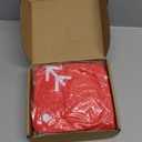 Jetec 2 Pcs 24 Inch Light up Inflatable Christmas Balls Giant PVC Decorated Balls Large Christmas Blow up Decorations for Xmas Holiday Yard Lawn Porch Tree Outdoor Decorations No Remote Control