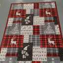 Washable Entry Rug 2x3 Small Christmas Living Room Rugs Xmas Decor Patchwork Bedroom Throw Carpet Non Slip Indoor Outdoor Holiday Door Mat Christmas Tree Area Rugs for Dining Room Kitchen Nursery, Red