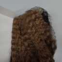 Drawstring Ponytail for Women 16inch Wavy Kinky Straight Ponytail Extension Synthetic Fake Hair Wave Yaki Straight Pony Tail Hairpiece for Daily Use(1BT27, Mix Black and Golden)