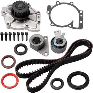 ECCPP Timing Belt Kit with Water Pump Compatible For Volvo C70 S40 S60 S70 S80 V40 V70 XC70 XC90 l4 l5 1.9L 2.3L 2.4L 2.5L 3.2L TCKWP331 AWK1240 TB331LK1 TWPVV01