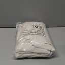 LAMIT Linen Sheer Curtains 96 inches Long 2 Panel Set, Light Filtering Neutral Living Room Drapes Bronze Grommet Floor to Ceiling Panels for Sliding Glass Door/Bedroom, Cream Ivory, 52 x 96 Inch (Natural)