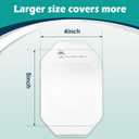 100 Packs Transparent Film Dressing 4" x 4.75" - Waterproof Bandages for Swimming, Showering, Wounds, Post Surgical Shower or IV Shield, Tattoo Aftercare Bandage, Scar Therapy, Adhesive Patches