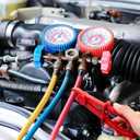 12 Pcs Hose Pinch-off Pliers, Red Nylon, Fuel Line Clamp Tool for Automotive Brake, Radiator and Coolant Hoses, Heat-resistant & Nonconductive, 3 Sizes