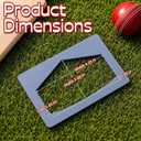Chalyna Cricket Bat Gauge Tool, Precision Measuring Tool for Cricket Bat Profile, Edge Width, and Spine Height, Ideal for Players, Coaches, Umpires