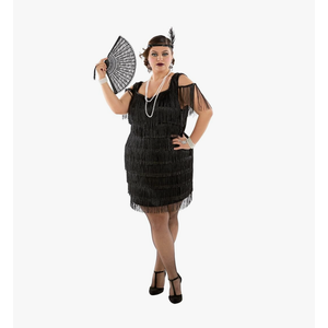 Morph Plus Size Flapper Dresses 1920s Great Gatsby Costumes For Women - Vintage Style Party Dresses Size L