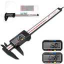 Digital Caliper, Esydon Upgraded Calipers 6 inch, Measuring Tool, Electronic Ruler, with Large LCD Screen, Auto-Off Feature, Inch and Millimeter Conversion, Plastic Case, Perfect for Household, DIY