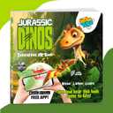 HoloToyz Jurassic Dinosaur Augmented Reality Interactive Book for Kids Fun Learning - Dinosaur Books That Come to Life with 4D Magic - 4-D Story Books Made Fun (Pack of 1)