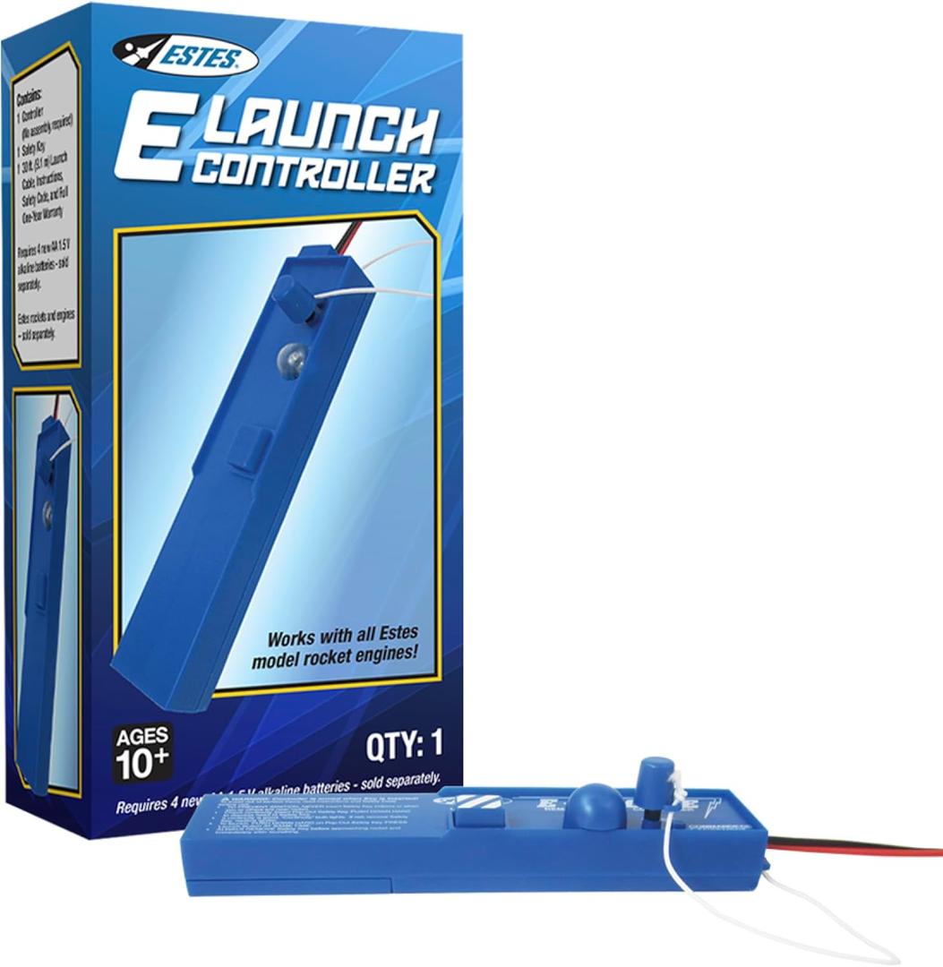 Estes 2230 E Launch Controller, Flying-Rocket-Model Launch Controller, Rocket Model Kit Accessories for Ages 10+ 2 Packs