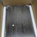 Vantic C Shaped End Table, Small Side Table for Couch and Recliner, Slide Under Sofa Tray Desk with Storage Bag for Living Room and Bedroom, Black