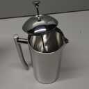 Frieling Double-Walled Stainless-Steel French Press Coffee Maker, Polished, 36 Ounces