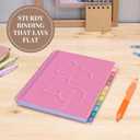 2 x Rileys Academic Planner 2025-2026, Daily, Weekly & Monthly Planner, July 2025 - June 2026, Student Notes Pages, Twin-Wire Binding, Weekly Agenda for School & Work (8 x 6-Inches, Pink, Deco)