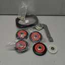 [Newest] 4392067 Dryer Repair Kit and W10837240 Dryer Idler Pulley for Maytag Bravos Whirlpool Duet Kenmore Elite Dryers,with WPW10314173 Drum Roller&661570V Belt&279640 Idler Pulley by TOMOON