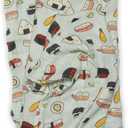 Loulou Lollipop Soft Baby Swaddle Blanket Muslin Wrap Receiving Blanket for Newborn to Toddler Girl and Boy, Large 47 by 47 - Sushi