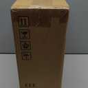 KUK Small Bathroom Garbage Can with Lid Soft Close, Step Pedal, 2.6 Gal Stainless Steel Garbage Can with Removable Inner Basket, Anti-Fingerprint Wastebasket for Office, Bedroom, Toilet (White)