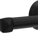 Delta Toilet Paper Holder | Spring Loaded | Matte Black | Wall Mount | EsatoBathroom Accessories