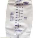 lifevv 3 Pack 1000ml Catheter Leg Bag Urinary Drainage Bag, with 3 Eighteen-inch Tubing, Anti-Reflux Valve, Cloth Straps,Easy Twist Drain Valve