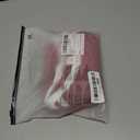 Girl's Graphic Tees Striped Short Sleeve Cropped Tshirts Crew Neck Summer Tops Streetwear (Burgundy)