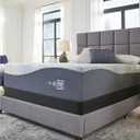 Signature Design by Ashley 10" Mattress Box Spring with Metal Foundation, Sturdy and Durable, Ready to Assemble, Parts and Tools Included, Full, Removable Black Fabric Cover