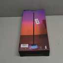 Smart Corner Floor Lamp, RGBICW LED Standing Lamp with App Control, 16 Million Colors with Music Sync, Dimmable Ambient Light for Bedroom, Living Room, Home Decor (Black)