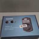 TEEHO TK001H Keyless Entry Door Lock with Handle Set, Electronic Deadbolt Keypad Door Lock with Code, Smart Locks for Front Door, Exterior Door Handle, Auto-Lock, Easy to Install, Matte Black