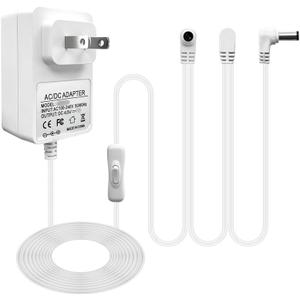 Sigely 4.5V Power Adapter Replacement for Lemax Lighted Village Accessory 74254 94563 94565 for Christmas Halloween Village Lights Micro Lighting Building Decor (3 Output, with 303 Switch)