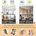 E11 LED Light Bulbs Dimmable 7W Equivalent to Halogen Bulb 75W-80W 730LM, E11 Mini Candelabra Base JD T3 T4 Corn Light Bulb AC 120V for Kitchen Chandelier Home Lighting (Daylight White, 2 Pack)