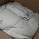 Mattress Topper Twin XL Size, Cooling Extra Thick Breathable Viscose Made from Bamboo Mattress pad, Soft Quilted Fitted Mattress Cover with 1000 GSM Down Alternative Fill (8-21Deep Pocket)