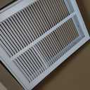 HVAC Premium 14 x 18 Duct Opening Steel Return Air Filter Grille, for 1-inch Filter, Removable Door, Flat Stamped HVAC Vent Cover Grille, Outer Dimensions 16.5 x 20.5