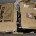 AODK Dresser for Bedroom Nightstand Small Dressers Chest of Drawers End Table for Living Room, Closet Dresser with 3 Storage Drawers Organizer Clothes, Black