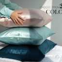 100% Mulberry Silk Pillowcase for Hair and Skin, 22 Momme Pure Natural Silk Pillow Case Both Sided with Zipper, Pillow Cover for Women Mom Men (Matcha, Standard 20''26'', 1 Pack)