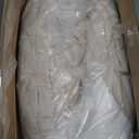 Litanika Comforter Full Size Set Beige, 3 Pieces Ruffle Lightweight Bedding Comforter Set, Fluffy Bed Set (79x90In Comforter, 2 Pillowcases)