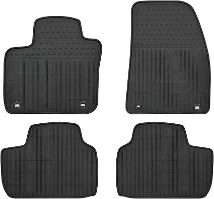 Car Floor Mats for Volvo C40/XC40 Recharge 2022-2026 Rubber Black Floor Liner, Custom Fit, All Weather Protection, Heavy Duty ,Odorless, Easy to Clean