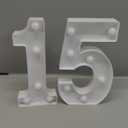 Marquee Numbers 15th Birthday Decorations For Girls Boys,15 Light Up Numbers Quinceanera Decorations,Numero 15 Decoracion Para Quinceaera,Centros De Mesa De 15 Aos,Arreglos De Mesa Para 15 Aos