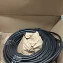 Alpine Corporation 1 Inch Inside Diameter and 100 Feet Long PVC Tubing for Ponds, Fountains and Waterfalls Circulations, Black
