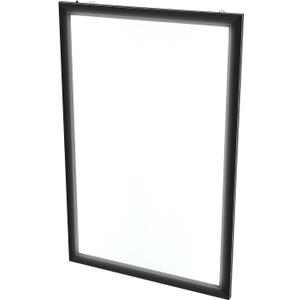 24 x 36 Inch LED Movie Poster Frame, Backlit Art Picture Frame Light Box Advertising Display, 110V Wall Mounting, for Movie Poster Advertising Display (Black)